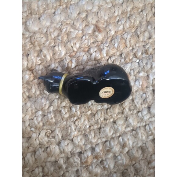 Vintage HERES MY HEART Black Cat Glass Avon Bottle Cotillion Cologne  FULL - Picture 5 of 7